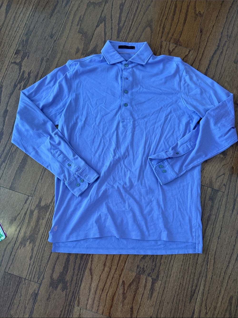 Greyson Men's Long Sleeve Polo Shirt - Light Purple